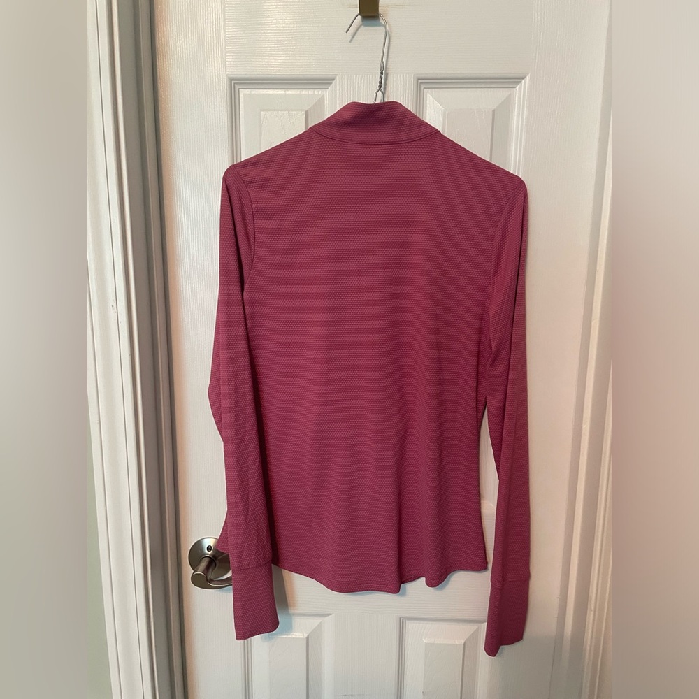 Tommy Bahamas Golf Jacket UPF 50 Quick Dry Zip Up Activewear Magenta - Picture 2 of 6